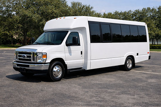 18-passenger minibus available for charter in Lakeland, FL